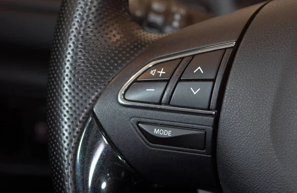 Cruise Control Stick Die Zich Bevindt Het Wiel — Stockfoto