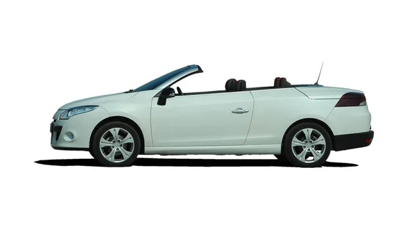 Сучасний Стильний Білий Cabrio Спортивний Автомобіль — стокове фото