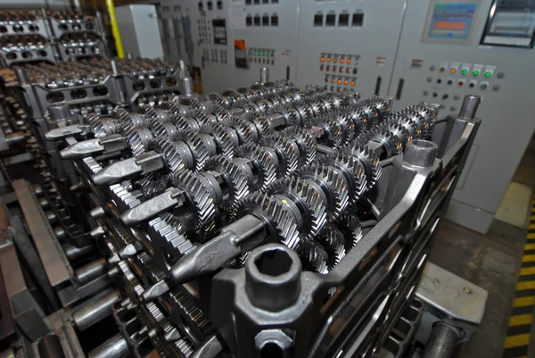 Automotive Transmission Parts Production Line — Stock Photo, Image
