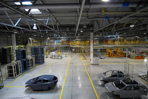 production line on which the products Car