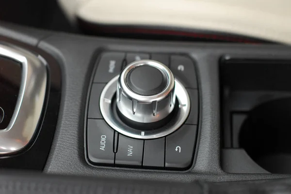 Control Interface Van Een Moderne Personenauto — Stockfoto