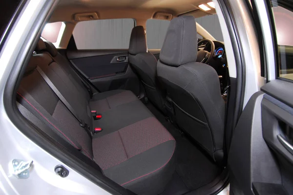 Black Rear Seat Passenger Car — Stock Photo, Image