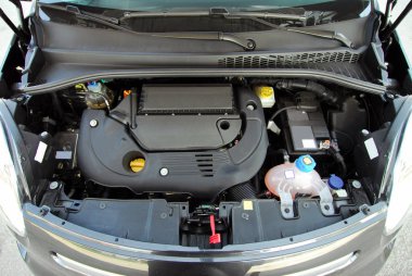 Araba motoru, atış stüdyo yakın çekim