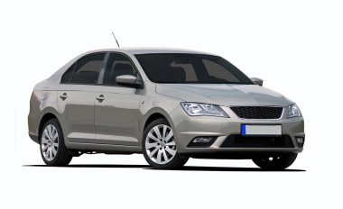 beyaz arkaplandaki araba