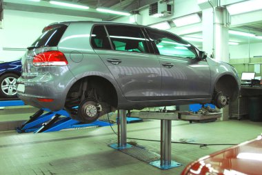 Araba Asansör atölye taban plakası