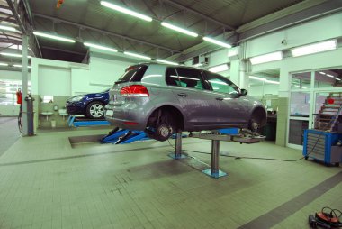 Araba Asansör atölye taban plakası