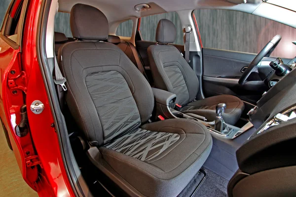 Front Seats Modern Passenger Car — Stock Photo, Image