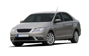 beyaz arkaplandaki araba