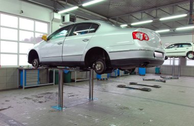 Araba Asansör atölye taban plakası