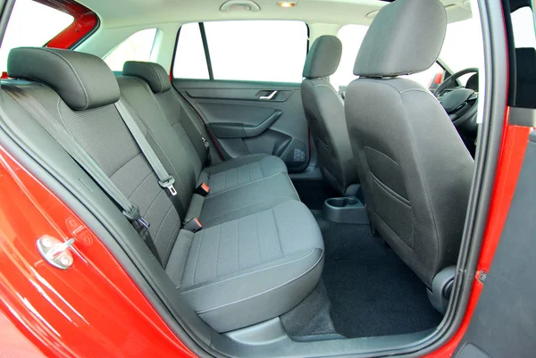 Black Rear Seat Passenger Car — Stock Photo, Image