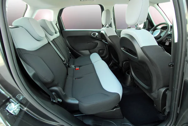 Black Rear Seat Passenger Car — Stock Photo, Image