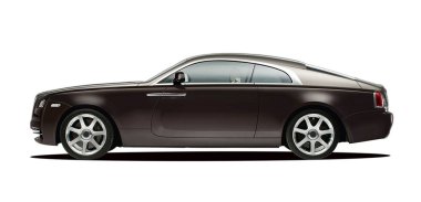 Lüks araba yan görünüm