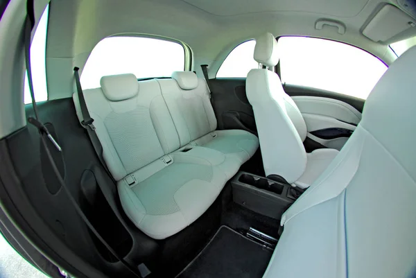 Rear Seat Small Passenger Car — Stock Photo, Image