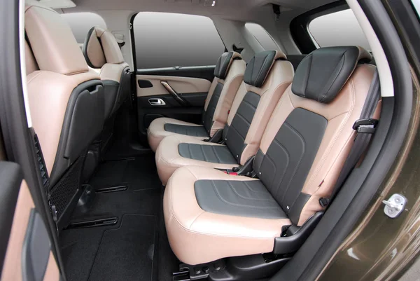 Rear Seats Luxury Car — Stock Photo, Image
