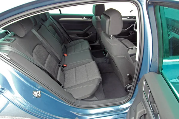 rear seat in the passenger car