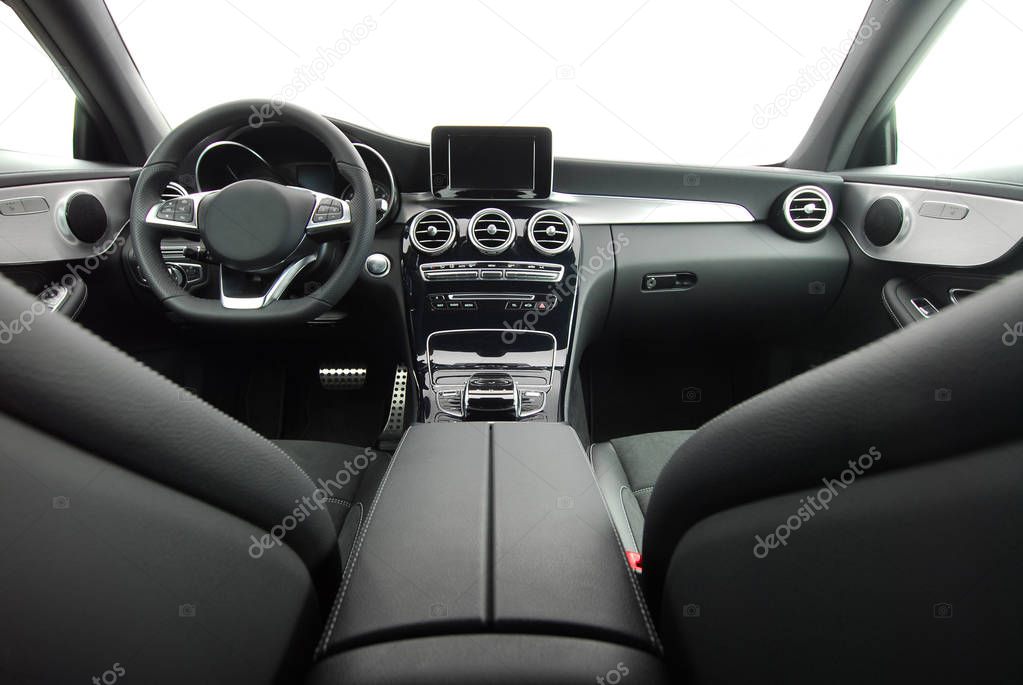 dashboard of a modern car