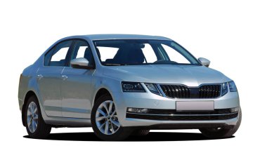 beyaz arkaplandaki araba