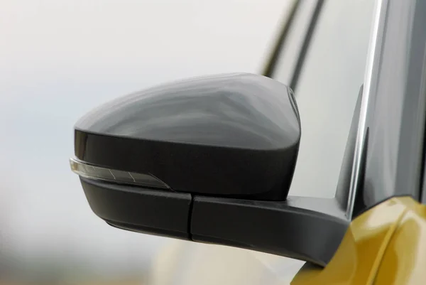 Side Mirror Turn Signal Car — Stock Photo, Image