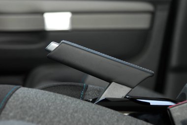 Modern araba iç manuel fren