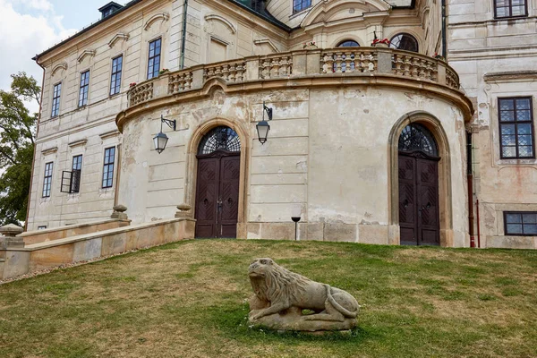 Tjeckien Chlumec Nad Cidlinou Augusti 2018 Slottet Karlova Koruna Karls — Stockfoto