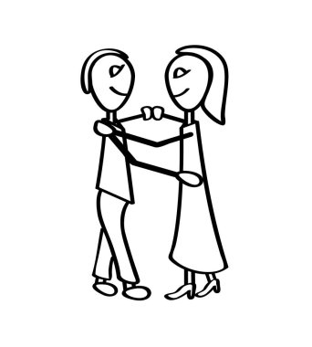 birkaç dans basit kişi