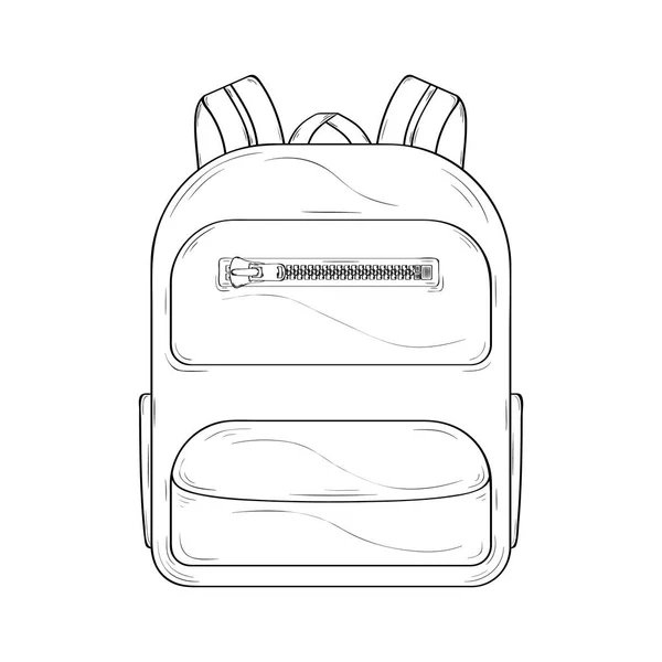 Boceto de la mochila, boceto — Archivo Imágenes Vectoriales