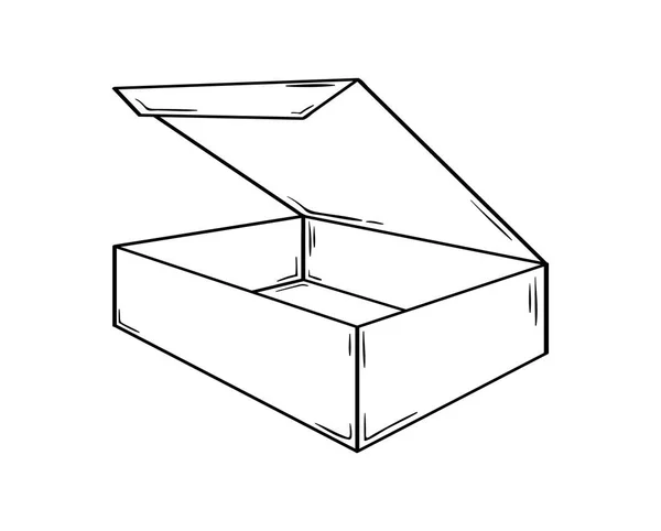 小开箱, 素描 — 图库矢量图片