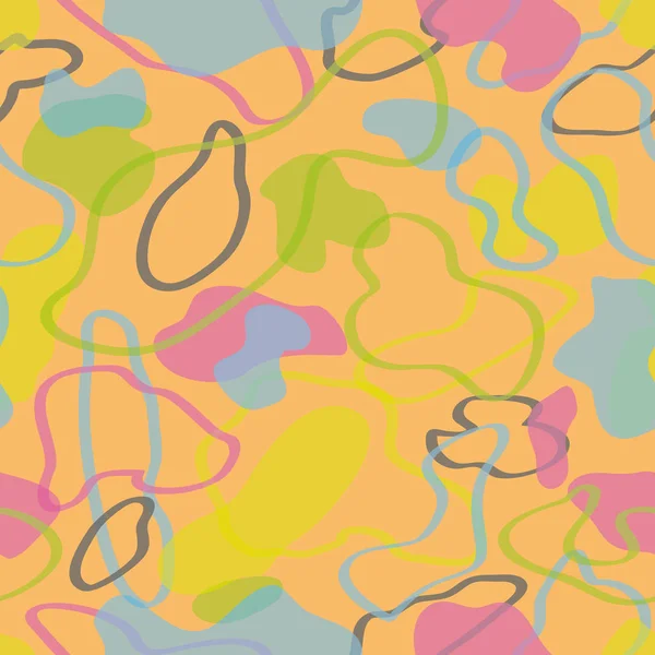 五颜六色的抽象无缝补丁 — 图库矢量图片