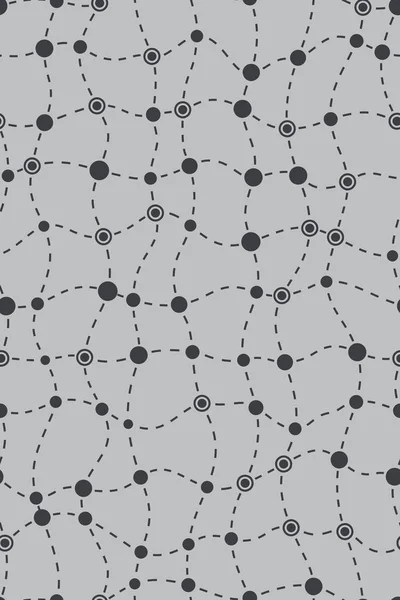 Rayas lineales onduladas con puntos — Archivo Imágenes Vectoriales