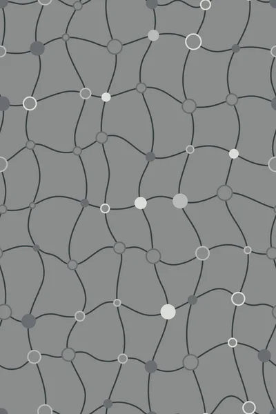 Rayures linéaires ondulées à pois — Image vectorielle