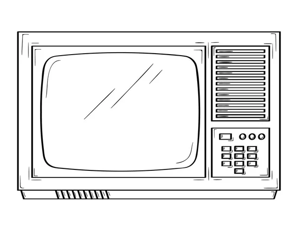 Ретро ЕПТ-телебачення — стоковий вектор