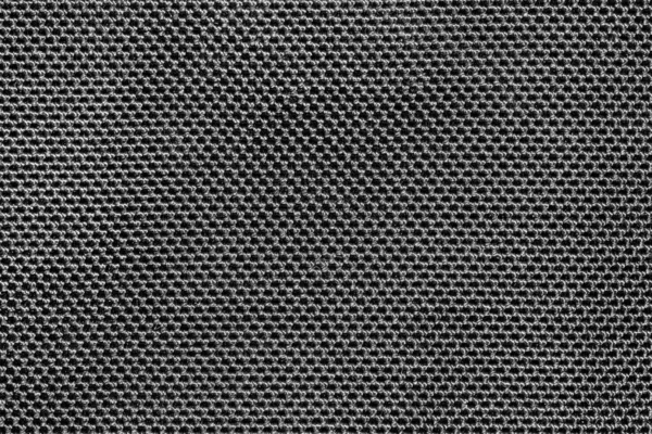 Gray Knitted Cotton Fabric Cells Pattern Texture Background — Stock Photo, Image