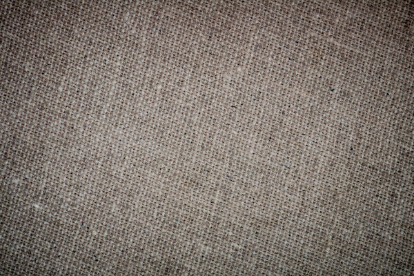 Gray sackcloth texture background.