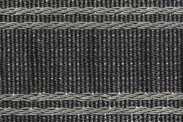 Çizgili desenli gri pamuk kumaş..