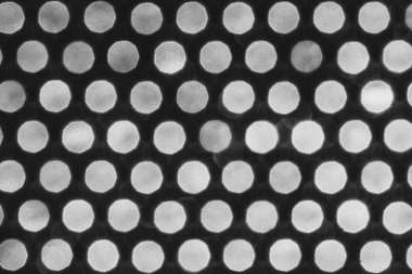 Işıklar bulanık siyah-beyaz soyut arkaplan.