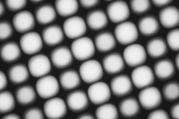 Світлодіодні Вогні Боке Розмиті Чорно Білий Абстрактний Фон — стокове фото