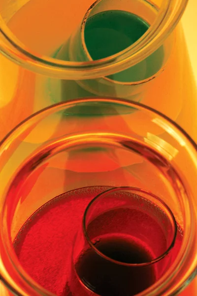 Química Colorida Productos Químicos Tubos Vidrio —  Fotos de Stock