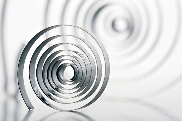 Full metal twisted. Abstract.