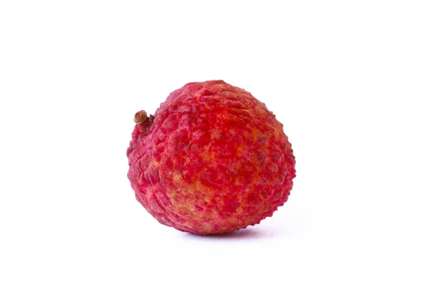 Fruta Del Lichi Tiene Aroma Dulce Refrescante Separado Del Fondo — Foto de Stock