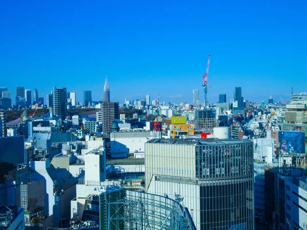 Tokyo siluetinin güzel gün