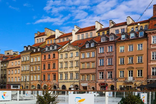 Warszawa / Polen - 27 februari 2019: torget av gamla till — Stockfoto