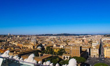 Hava kenti Roma İtalya üzerinden Vittorio Emanuele II Monumen