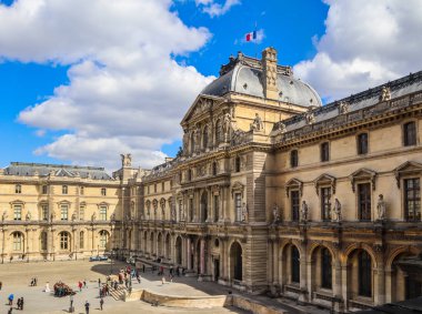 Paris / France - April 03 2019. The Louvre Museum Paris  clipart