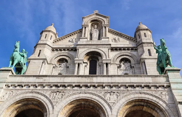 Феликс Святого Сердца (Sacre Coeur) в Париже, Франция. Апри — стоковое фото