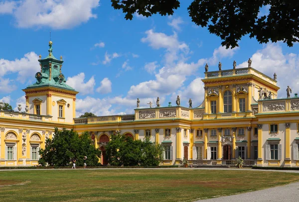Royal Wilanow Palace in Warsaw. Residence of King John III Sobie — Stock Photo, Image