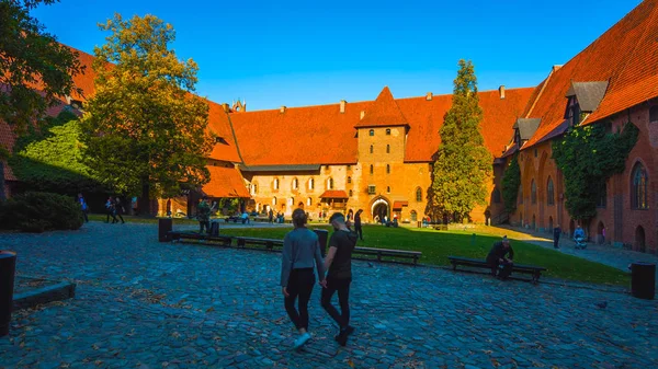 Lengyelország vára ősszel; 2019 — Stock Fotó