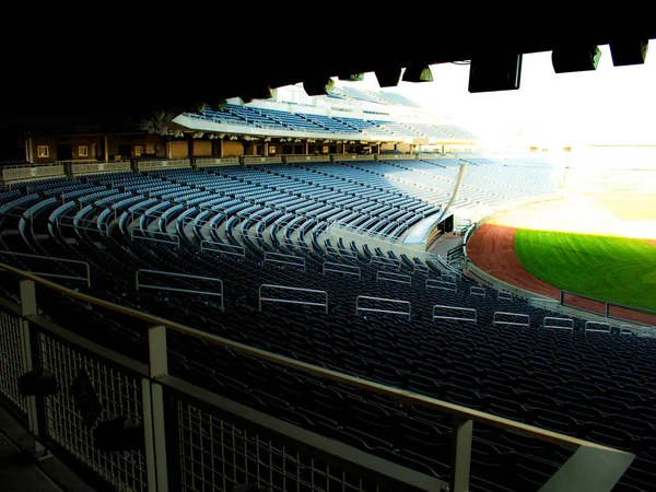 Pusty Stadion Baseballowy Przed Wielką Grą — Zdjęcie stockowe