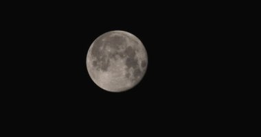 21 Ocak 2019, Pan-American Supermoon. Büyük spooky halloween süper ay.