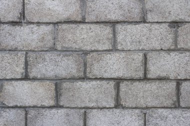 Bir gri blok duvar closeup