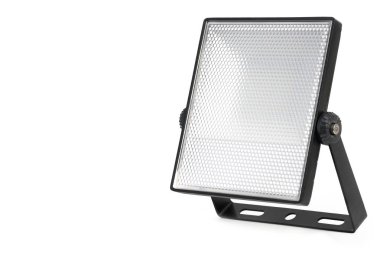 Beyaz arka plan üzerinde bir montaj ile izole Led spot.